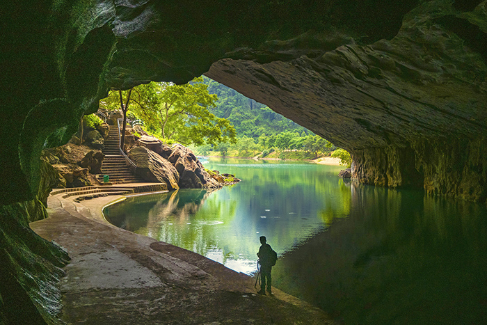 Phong Nha cave gate. Photo: Dang Thuy Hanh 